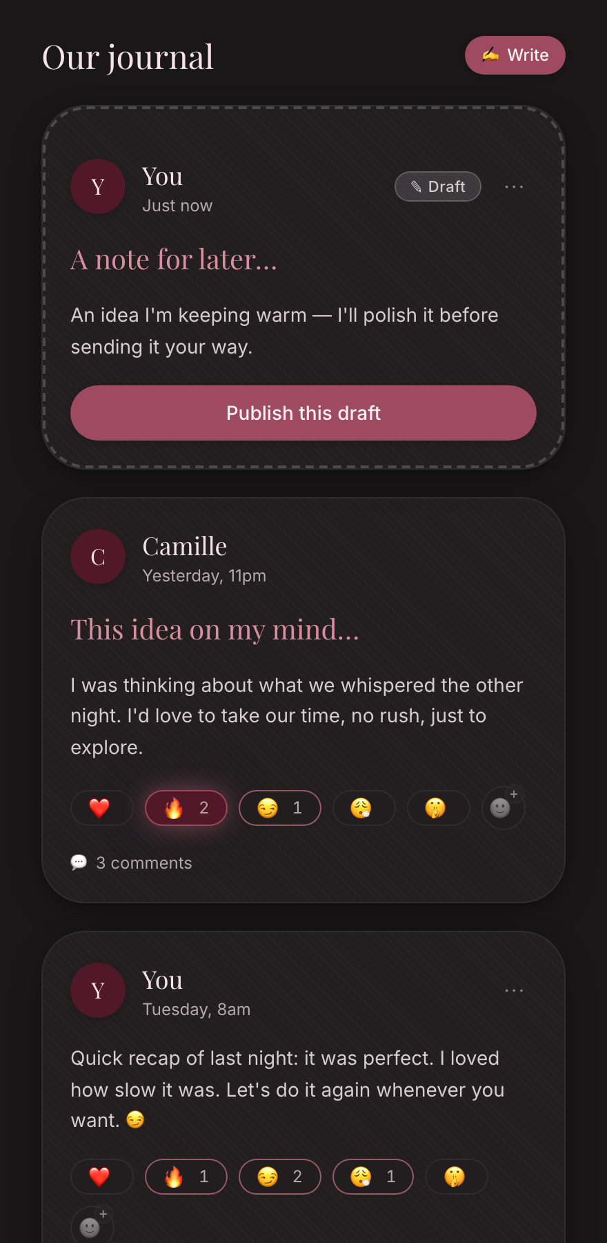 The shared journal